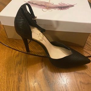 Jessica Simpson black heels.  Size 7.